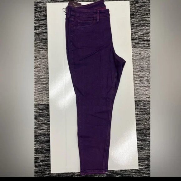 COPY - Purple Acid Wash Jeans Size 16W - Picture 2 of 6